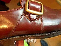 Mens Church's Leather Shoes Westbury Custom Grade Monk Strap UK8 (80F) / EU 42