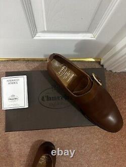 Mens Church's Leather Shoes Westbury Custom Grade Monk Strap UK9.5F