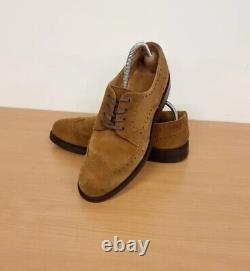 Mens Churchs Amershaw Suede Derby Brogues Shoes Brown UK8.5 Custom Grade Dainite