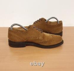 Mens Churchs Amershaw Suede Derby Brogues Shoes Brown UK8.5 Custom Grade Dainite