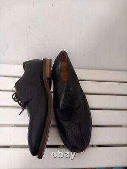 Mens TRADITIONAL GRADE Brogues Shoes Office Smart Dress Shoe Size 9 Black