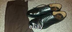 Mens Vintage Shoes Church Custom Grade 8 G Black Oxfords