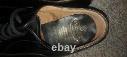 Mens Vintage Shoes Church Custom Grade 8 G Black Oxfords