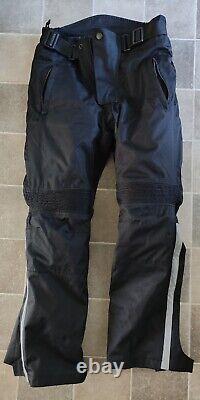 Motorcycle Racing Suit Motorbike Clothing Set Waterproof Black Leather Boots Men