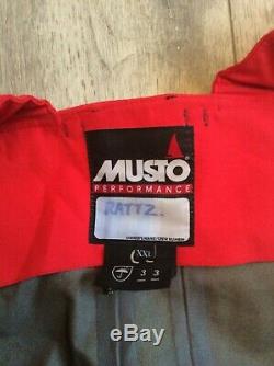 Musto Hpx Ocean Sailing Salopettes Size Xxlarge Military Issue Grade One