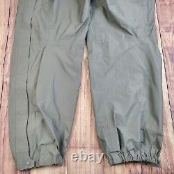 Patagonia PCU Level 6 Wet Weather Mens XL Alpha Green Gore-tex Trouser Zip Leg