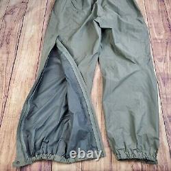 Patagonia PCU Level 6 Wet Weather Mens XL Alpha Green Gore-tex Trouser Zip Leg