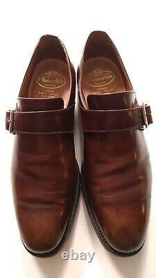 Pre-Prada Church's Westbury Custom Grade Brown Leather Monk Strap UK85 F 73 Last