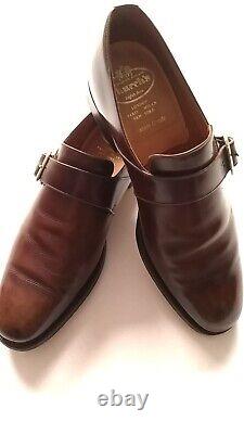 Pre-Prada Church's Westbury Custom Grade Brown Leather Monk Strap UK85 F 73 Last