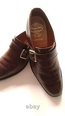 Pre-Prada Church's Westbury Custom Grade Brown Leather Monk Strap UK85 F 73 Last