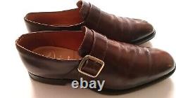 Pre-Prada Church's Westbury Custom Grade Brown Leather Monk Strap UK85 F 73 Last