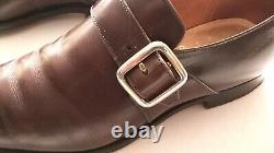 Pre-Prada Church's Westbury Custom Grade Brown Leather Monk Strap UK85 F 73 Last