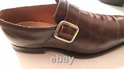 Pre-Prada Church's Westbury Custom Grade Brown Leather Monk Strap UK85 F 73 Last