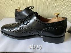 REDUCED CHURCH'S custom grade men's black leather Oxford brogues, UK 8, LOVELY