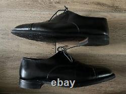 RRP£620 Crockett & Jones Hand Grade Belgrave Black Oxford Shoes UK8E Dainite