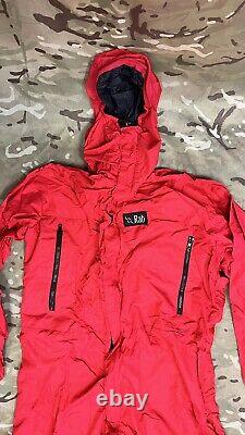 Rab Red Coverall Suit Grade 1 With Stuff Sack Army Issue SP761