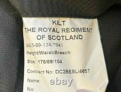 Royal Regiment Of Scotland KILT With Bows Grade 1 Genuine Issue SP563