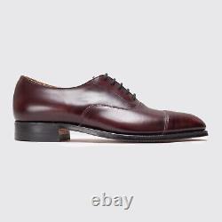 Royal Tweed by Cheaney Shoes UK8 Wine Calf Premium Grade Oxford