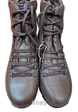 Super Grade Altberg Brown Leather Vibram Sole British Combat Boots Size 8M #21