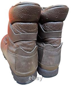 Super Grade Altberg Brown Leather Vibram Sole British Combat Boots Size 8M #21