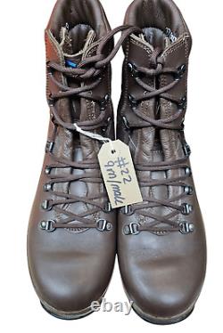 Super Grade Altberg Brown Leather Vibram Sole British Combat Boots Size 9M #22