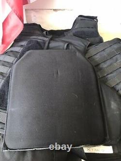 Tactical Black Molle Body Armour With Filler/plates Level 4 UKSF