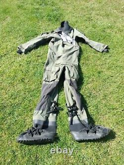 Typhoon Goretex Drysuit Military Grade Large With Boots Stiff Zips