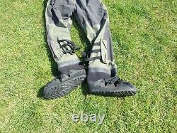 Typhoon Goretex Drysuit Military Grade Large With Boots Stiff Zips