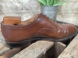 UK8F Church's'Legate' Custom Grade Handmade In England Brown Oxford Shoes -EU42
