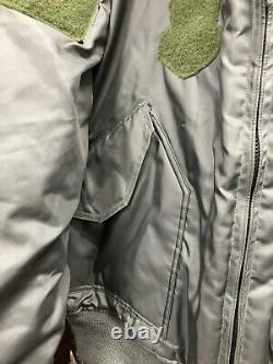 US Army USAF Alpha Industries Flight Jacket Grade 1 Used Size XL 100% Aramid