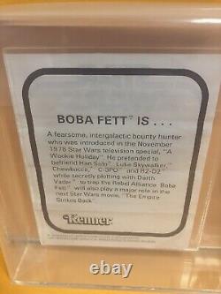 Ukg Uk Graded 85% Boba Fett Vintage Star Wars Figures Original Mail Away MINT
