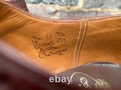 Unworn Church's Mens Shoes Custom Grade Oxfords Chetwynd UK 11 G US 12 EU 45 Tan