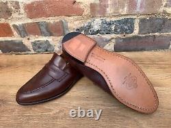 Unworn Church's Mens Shoes Custom Grade Penny Loafers UK 7.5 US 8.5 EU 41.5 F