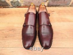 Unworn Church's Mens Shoes Custom Grade UK 9 US 10 EU 43 F Buckle Caps Burgundy