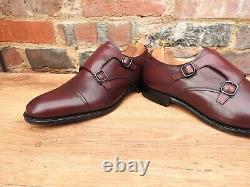 Unworn Church's Mens Shoes Custom Grade UK 9 US 10 EU 43 F Buckle Caps Burgundy