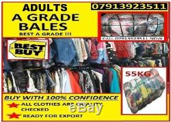 Used Grade A Clothes Ladies & Mens 55kg Best Seller