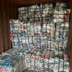 Used clothes from UKs largest supplier, Grade A clothing in 55 kilo bales