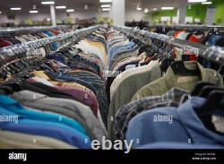 Used clothing wholesale in 10 & 20 KG boxes perfect for resell, you pick product