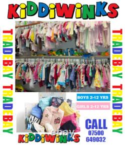 Used kids clothes bundles 20 kilo grade A mixed boys and girls age 0-12yrs