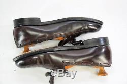 VTG Barrie Ltd Shell Cordovan Custom Grade Oxblood Tassel Loafers Mens 10.5 D