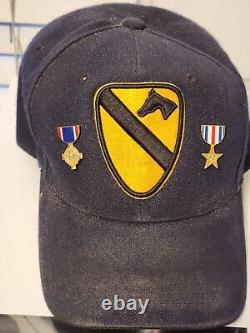 Vietnam US Army Cavalry Field Grade Officer Dress Blue Uniform Hat DSC Recipient