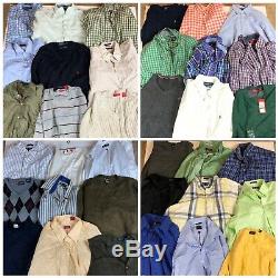 Vintage Branded Shirt, Jumper And Vest Job Lot Bulk Deal Wholesale Mixed Graded