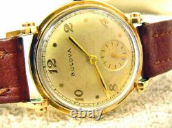 Vintage Bulova Hi Grade 23 Jewel, Cal. 10-BP, All Original, Dress Watch, RUNS