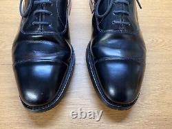 Vintage Church's Custom Grade Black Leather Oxford Shoes Size 8G