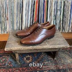 Vintage Church's Custom Grade Brown Cap Toe Shoes Oxford Made In England 9.5