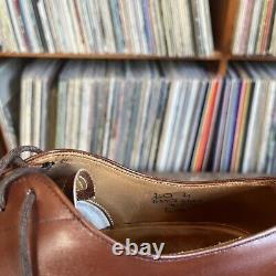 Vintage Church's Custom Grade Brown Cap Toe Shoes Oxford Made In England 9.5