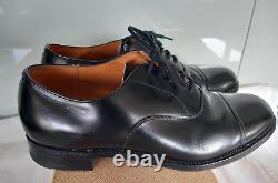 Vintage Church's Custom Grade Messenger IV Black Leather Oxford Shoes Size 8F