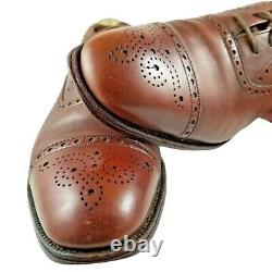 Vintage Church's English Dress Shoes Brown Leather Oxfords Men 11.5 Custom Grade