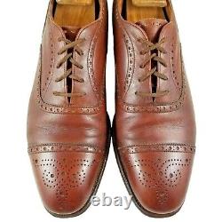 Vintage Church's English Dress Shoes Brown Leather Oxfords Men 11.5 Custom Grade