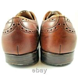 Vintage Church's English Dress Shoes Brown Leather Oxfords Men 11.5 Custom Grade